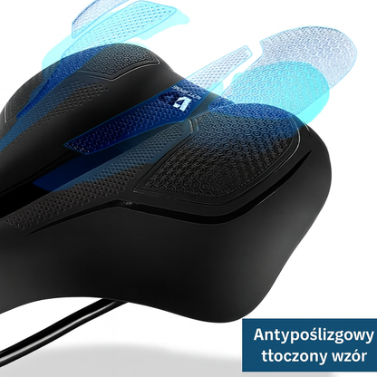 Siodełko rowerowe z pianką i silikonem – wodoodporne, ergonomiczne
