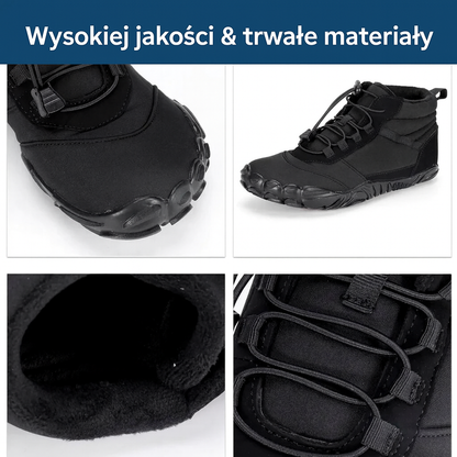 Zimowe buty barefoot męskie – ciepłe, minimalistyczne i wodoodporne
