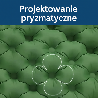 Dmuchany materac turystyczny dwuosobowy – komfortowy, lekki i kompaktowy materac kempingowy z poduszką