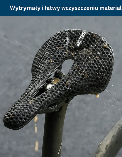 Ergonomiczne siodełko rowerowe – oddychające, ultralekkie, z technologią druku 3D