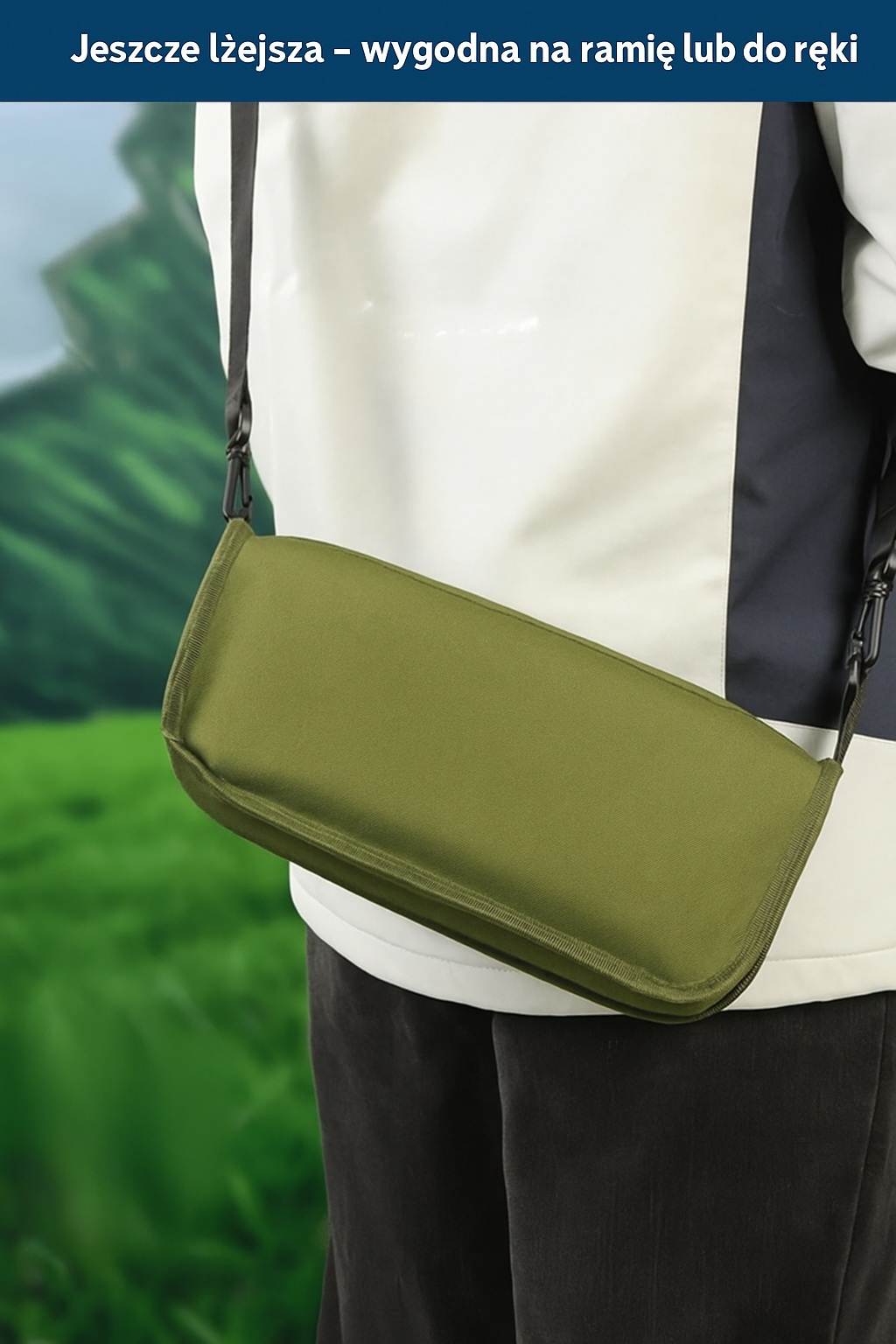 Składany stołek turystyczny 2w1 – siedzisko z funkcją torby, lekki i przenośny