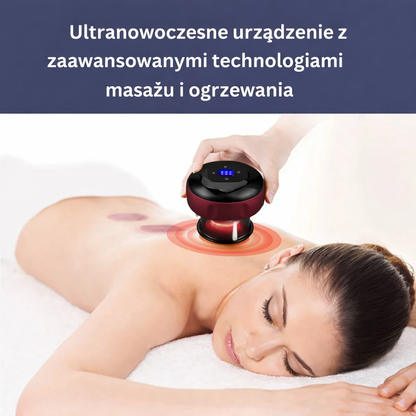 Elektryczny masażer próżniowy 4w1 – podciśnienie, podgrzewanie, masaż