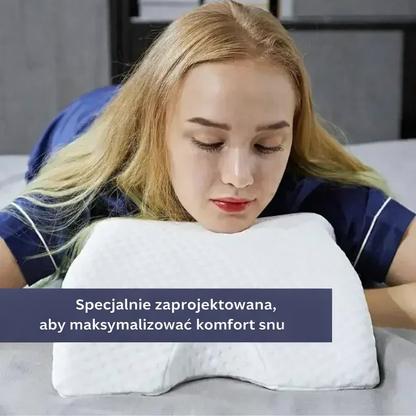 Ergonomiczna poduszka pod kark i ramiona – profilowana 3D, komfortowy sen