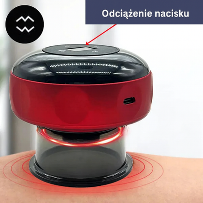 Elektryczny masażer próżniowy 4w1 – podciśnienie, podgrzewanie, masaż
