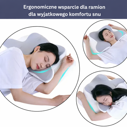 Ergonomiczna poduszka do spania – profilowana, podparcie szyi i karku