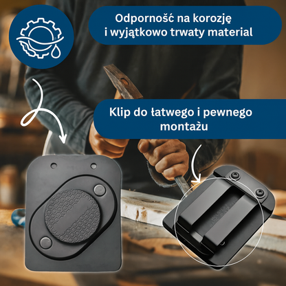 Wytrzymały uchwyt montażowy do powierzchni płaskich – odporny na korozję, idealny do codziennego użytku