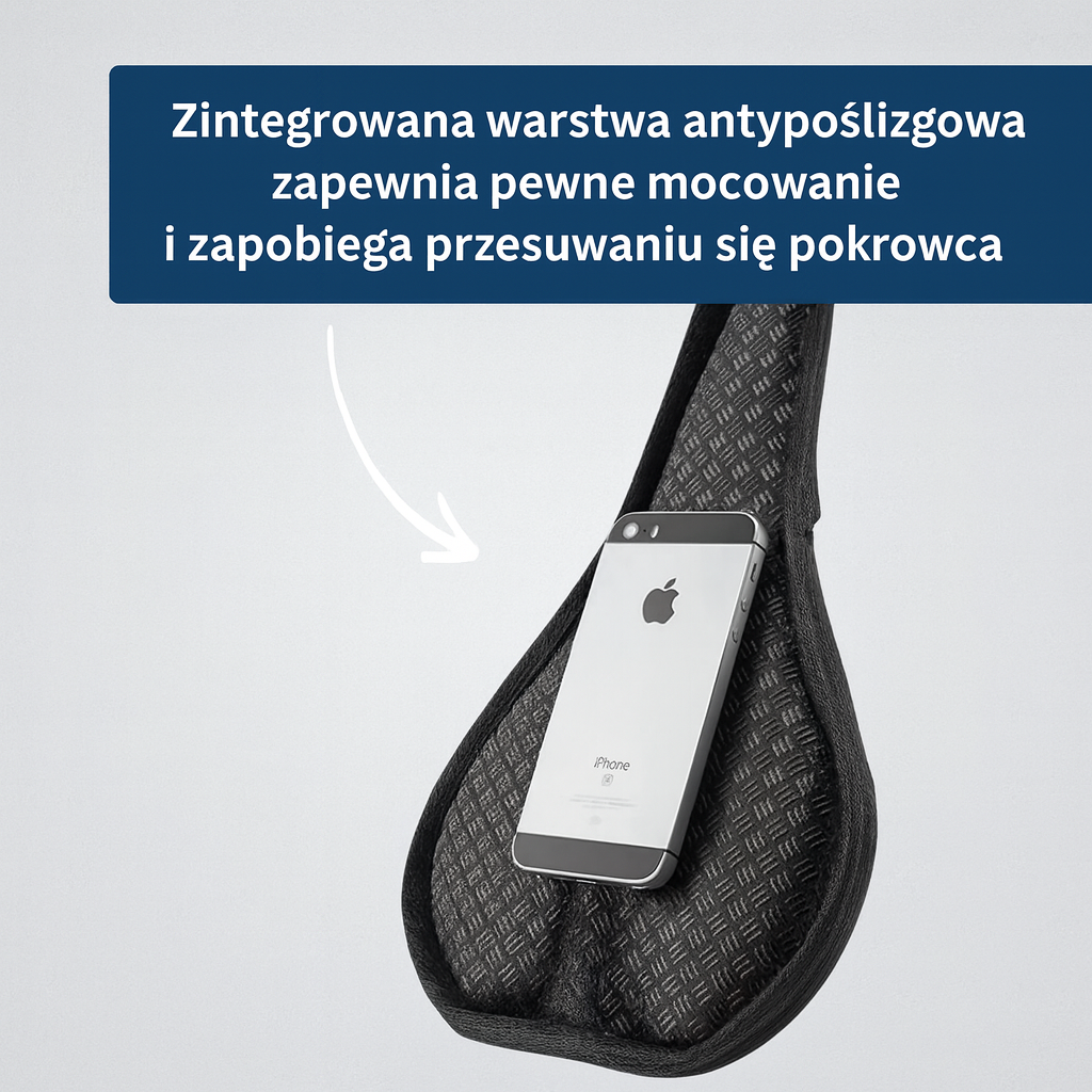 Nakładka na siodełko rowerowe z żelem silikonowym – komfortowa osłona na długie trasy