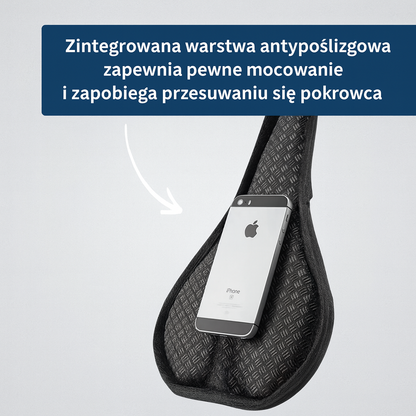 Nakładka na siodełko rowerowe z żelem silikonowym – komfortowa osłona na długie trasy
