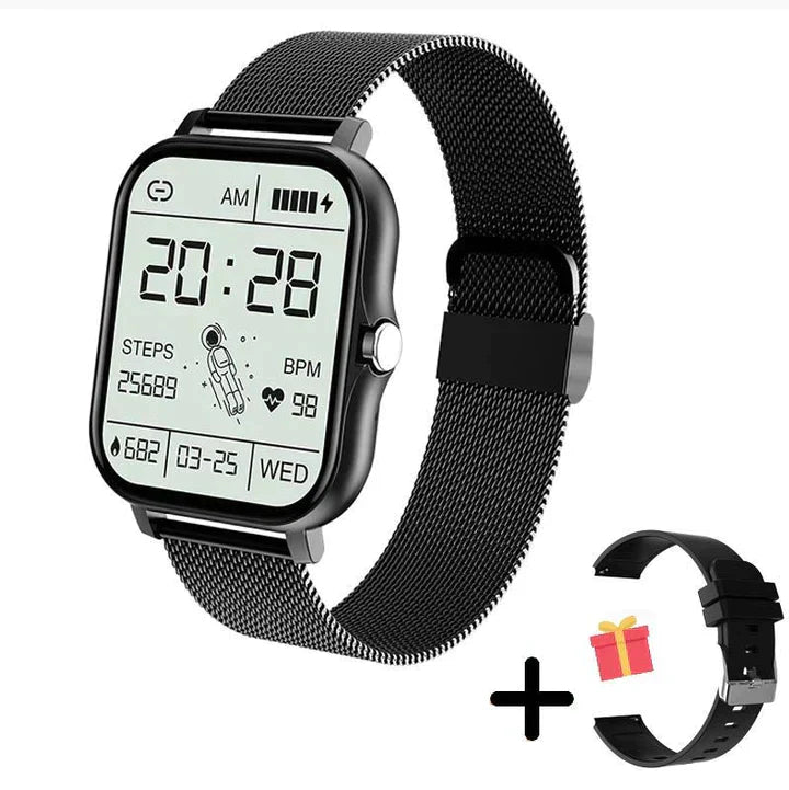 Smartwatch z pomiarem zdrowia – zegarek sportowy Bluetooth z monitorem snu i aktywności