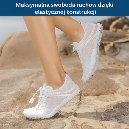 Buty sportowe barefoot z elastyczną podeszwą i amortyzacją – lekkie i oddychające