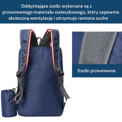 Plecak turystyczny składany – wodoodporny, lekki i kompaktowy, idealny w podróży
