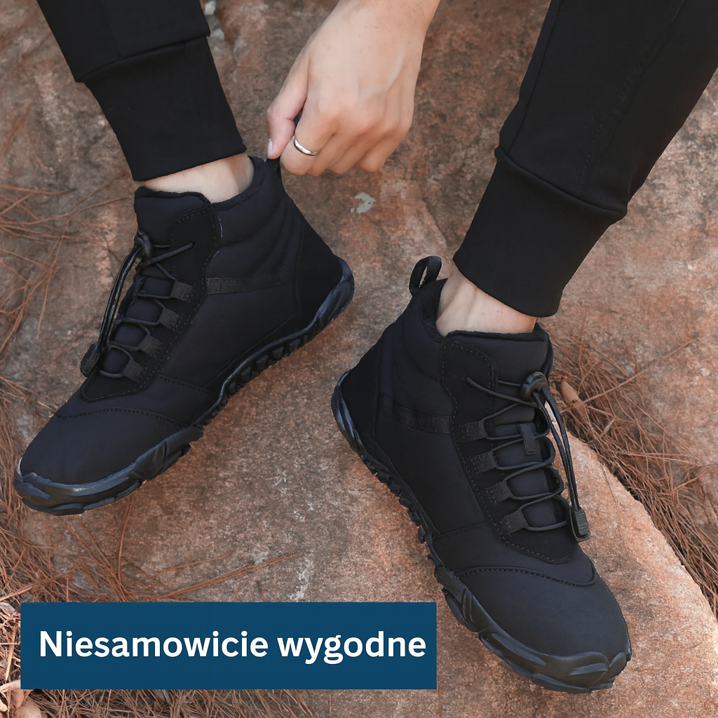 Zimowe buty barefoot męskie – ciepłe, minimalistyczne i wodoodporne