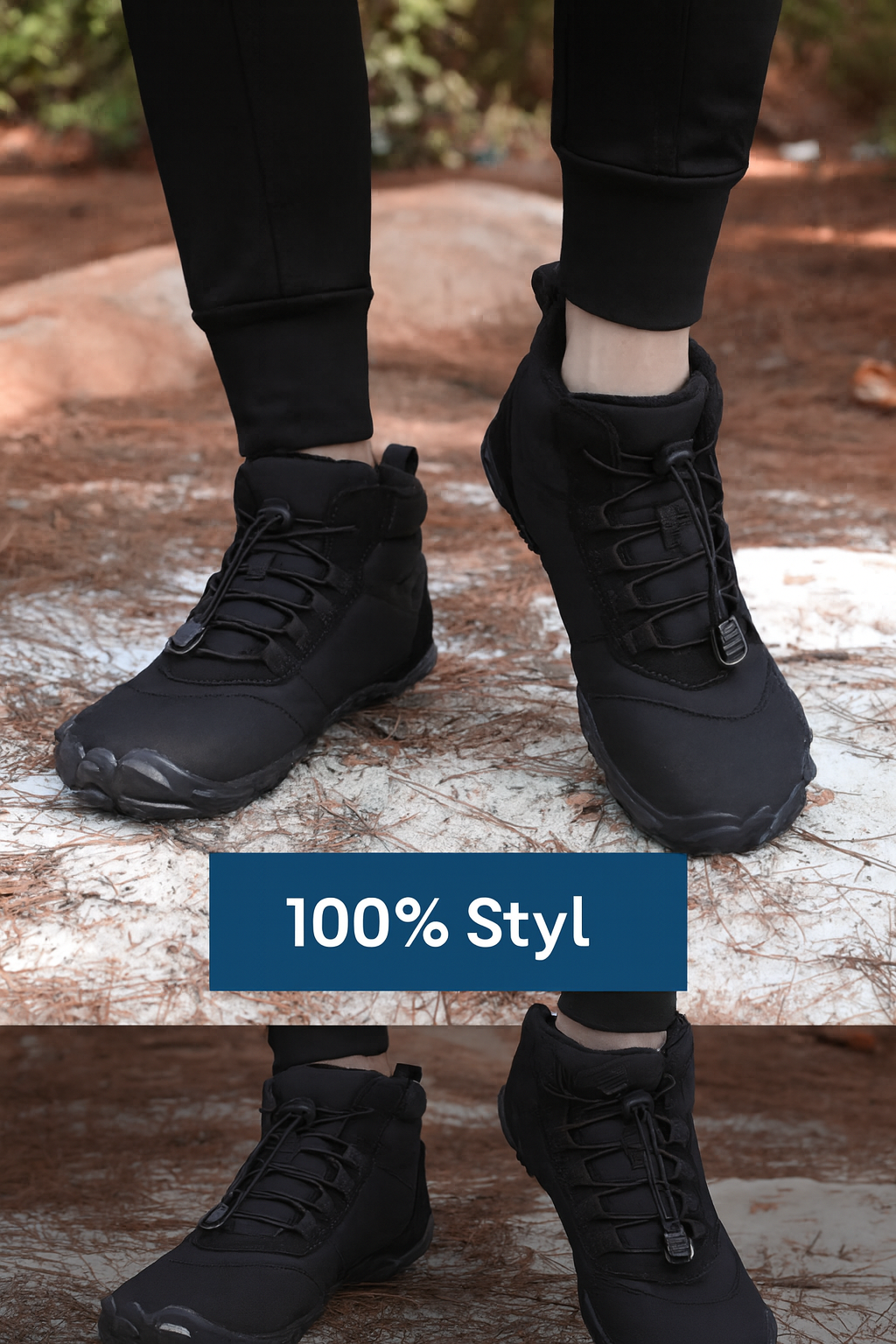 Zimowe buty barefoot męskie – ciepłe, minimalistyczne i wodoodporne