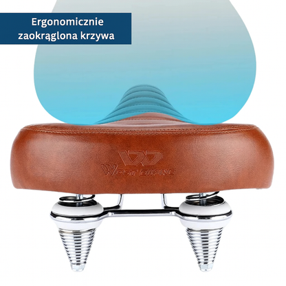 Wodoodporne siodełko rowerowe z miękką pianką – komfortowe i trwałe