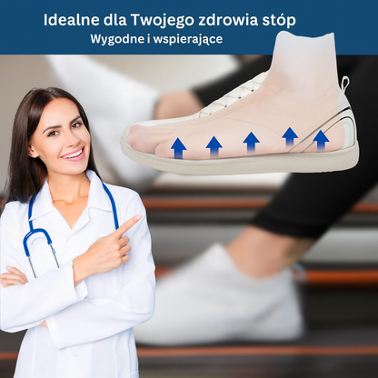 Buty typu barefoot – lekkie, oddychające z tkaniną Flywoven i antypoślizgową podeszwą