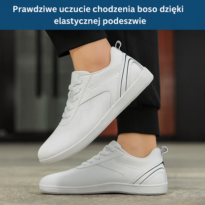 Buty typu barefoot – lekkie, oddychające z tkaniną Flywoven i antypoślizgową podeszwą