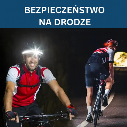 Opaska LED na głowę – latarka USB do biegania, jazdy na rowerze i spacerów