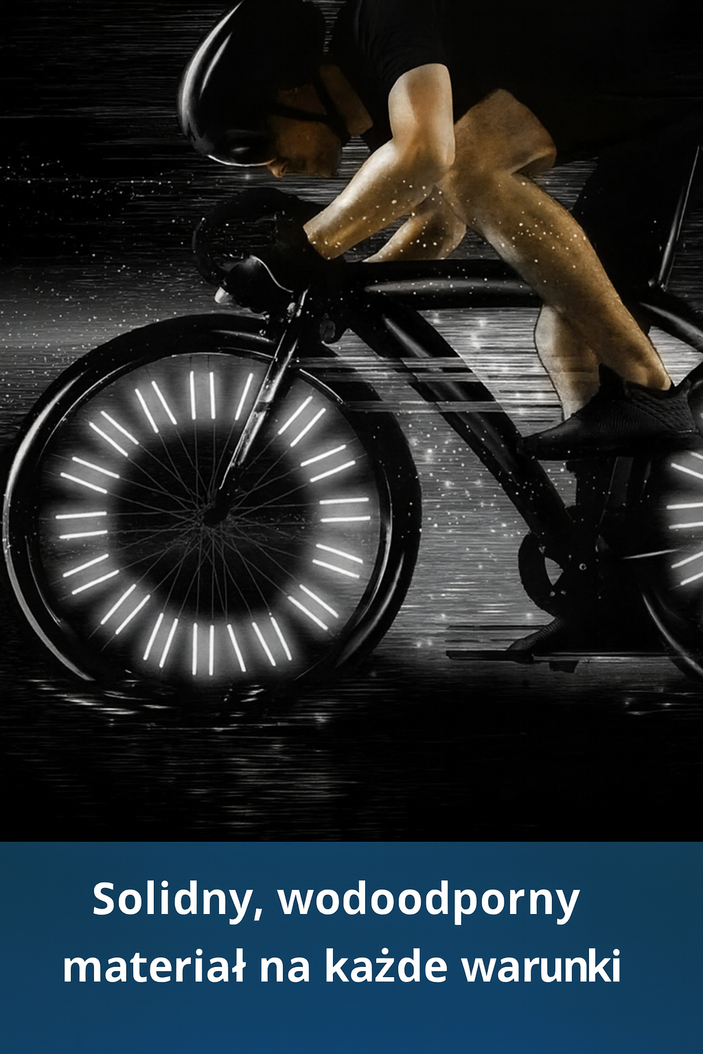 Odblaskowe nakładki na szprychy rowerowe – 360° widoczność, bezpieczeństwo nocą – zestaw