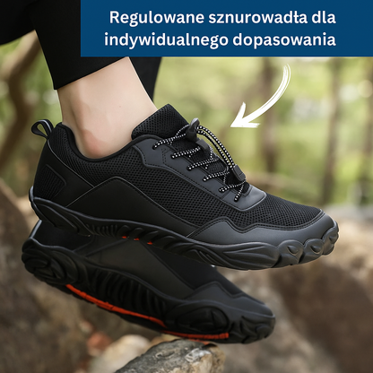 Buty barefoot trekkingowe czarne – minimalistyczne buty outdoor