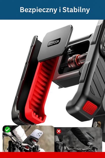 Uchwyt rowerowy na telefon – montaż na kierownicę, uniwersalny