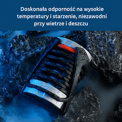 Kompaktowa blokada rowerowa składana z hartowanej stali – 5 mm grubości