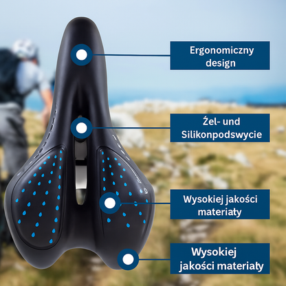 Ergonomiczne siodełko rowerowe z otworem wentylacyjnym – wygodne siodło sportowe do roweru MTB i szosowego