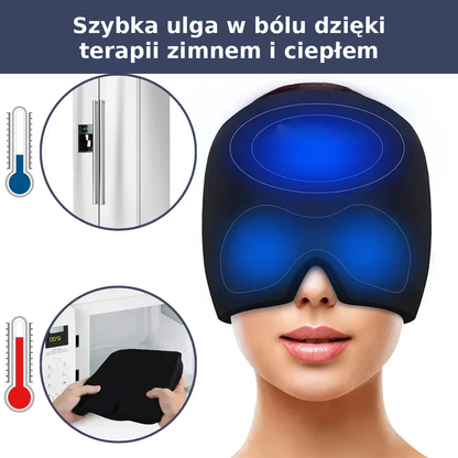 Chłodząca opaska żelowa na czoło – wielokrotnego użytku, miękki materiał