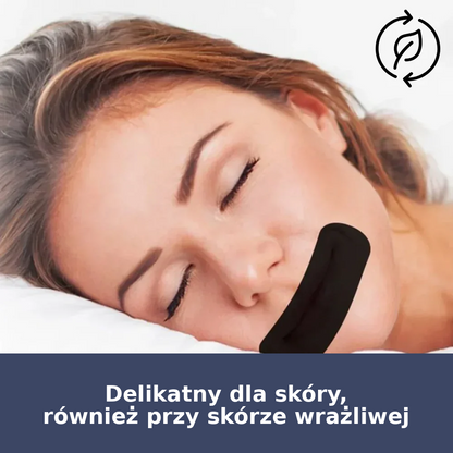 Plastry na usta do snu – 30 szt., delikatna hypoalergiczna klejąca warstwa