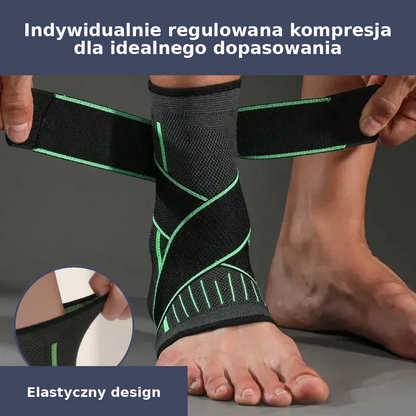 Opaska sportowa na kostkę – elastyczna, z regulacją, dla aktywnych