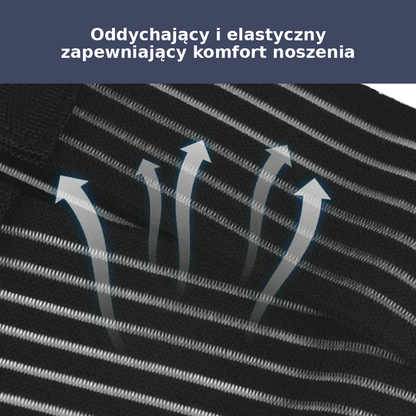 Elastyczny pas wspierający dolną część pleców – z kompresją, regulowany