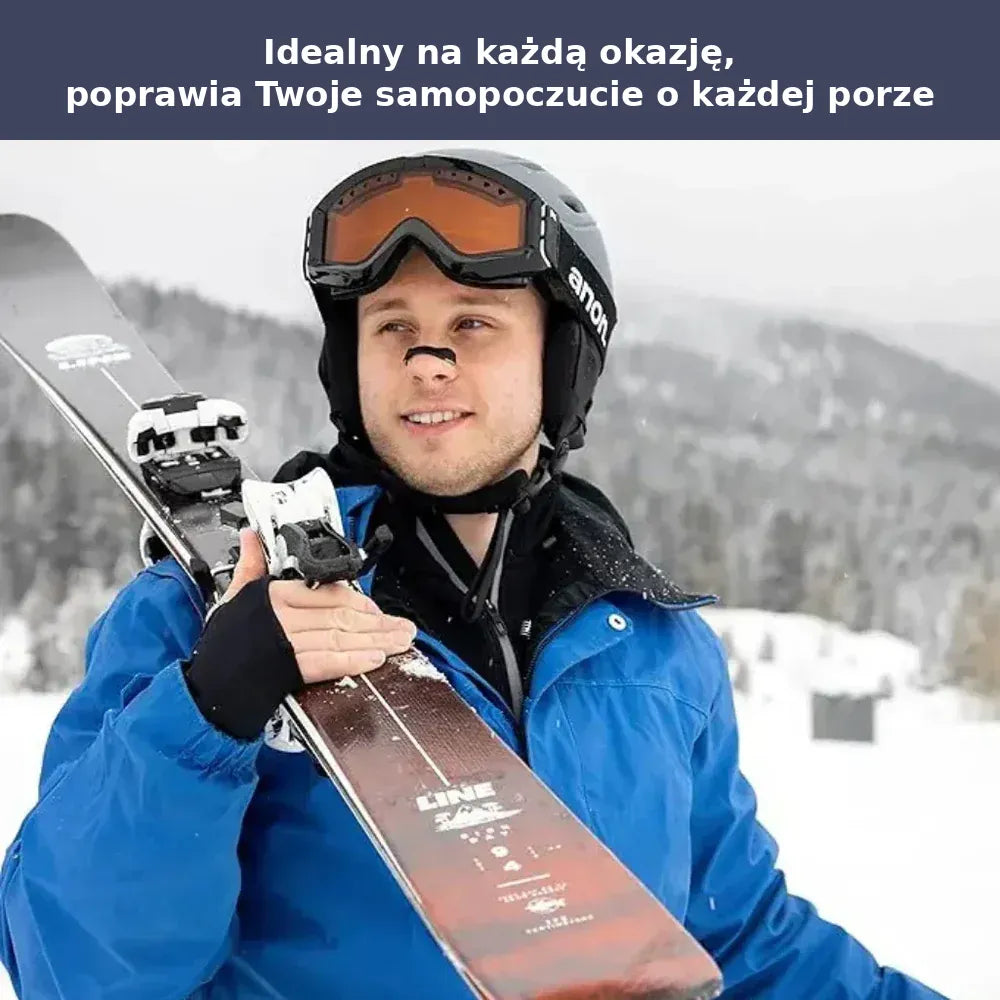 Silikonowy nosowy rozszerzacz – z magnetycznym mocowaniem, regulowany