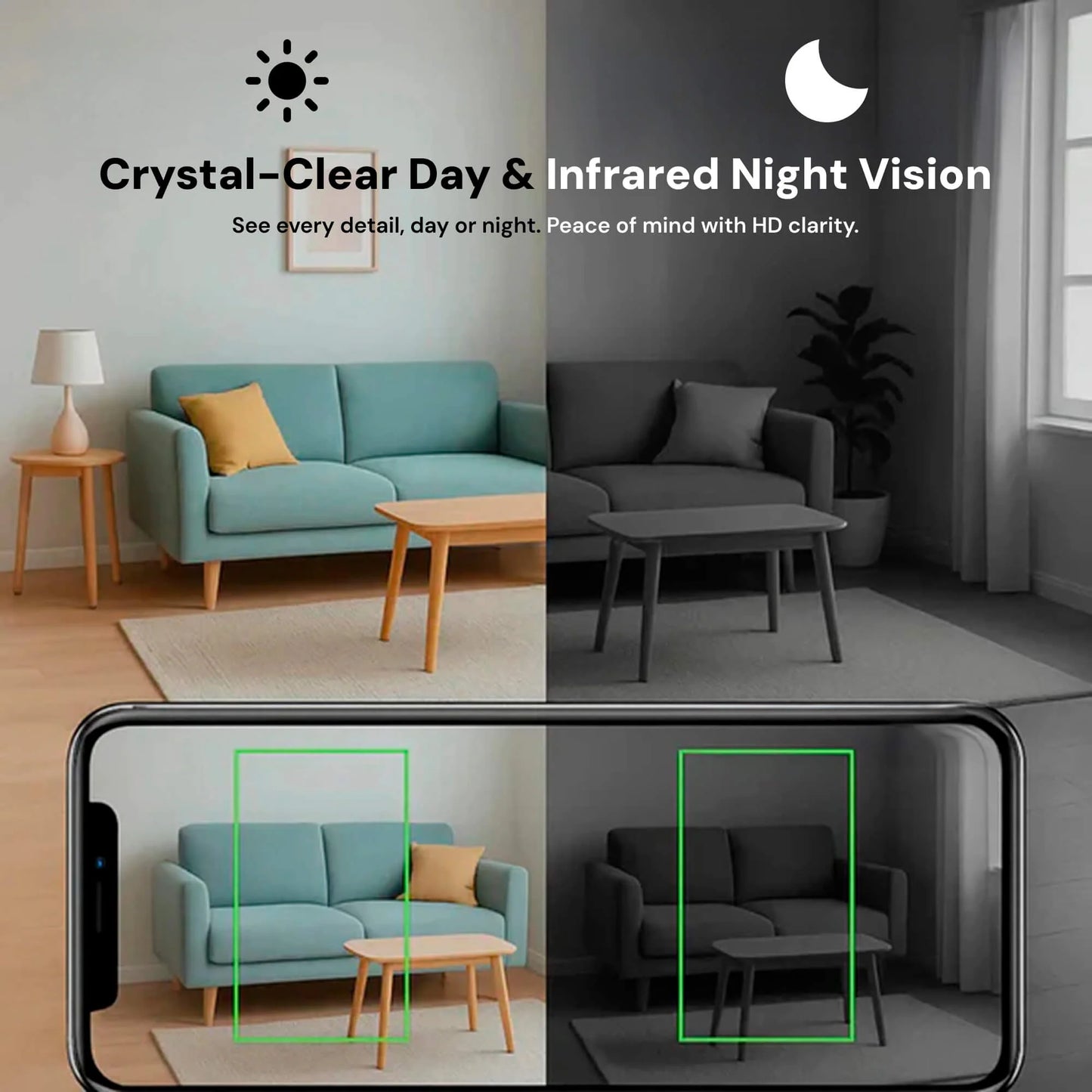 Mini kamera WiFi HD – bezprzewodowa kamera monitoringu z trybem nocnym