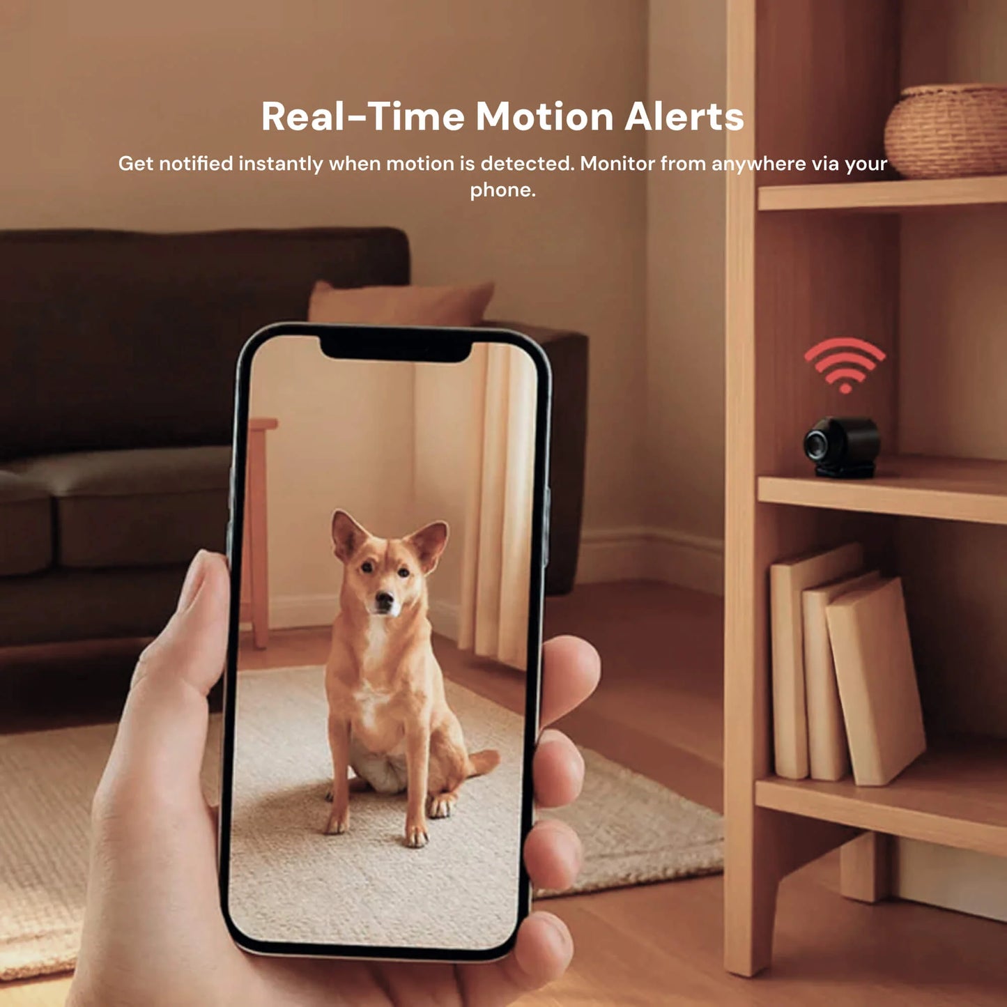 Mini kamera WiFi HD – bezprzewodowa kamera monitoringu z trybem nocnym