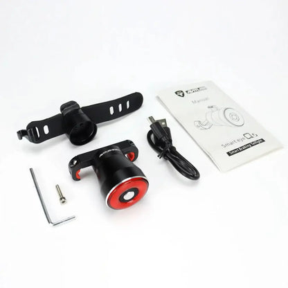 Inteligentna tylna lampka rowerowa VentureStore Smartlight – wodoodporna, USB, do 50h pracy