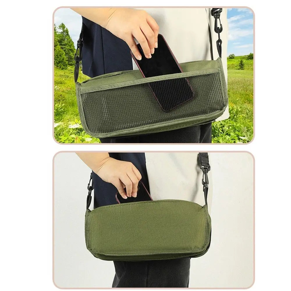 Składany stołek turystyczny 2w1 – siedzisko z funkcją torby, lekki i przenośny