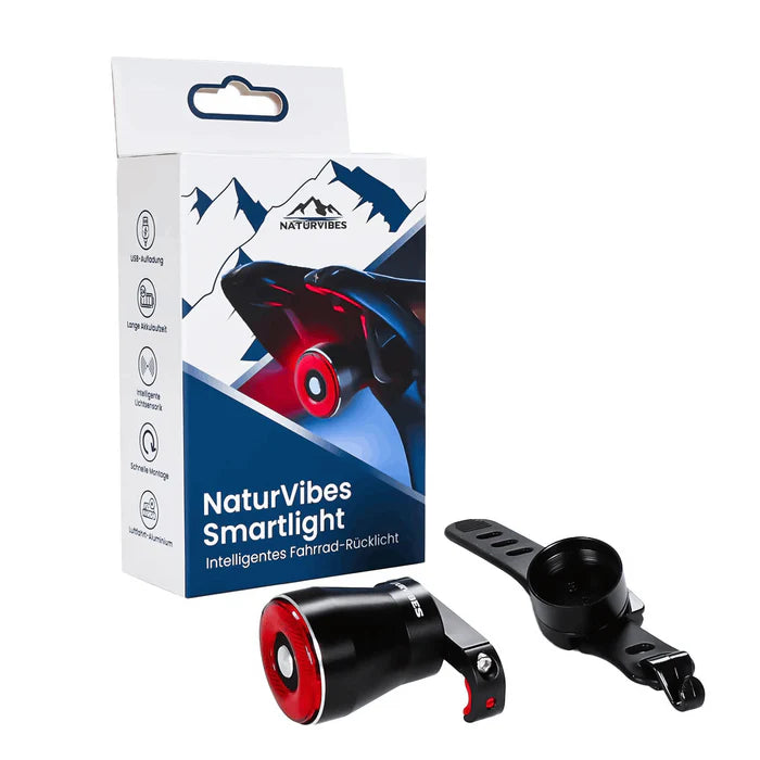 Inteligentna tylna lampka rowerowa VentureStore Smartlight – wodoodporna, USB, do 50h pracy