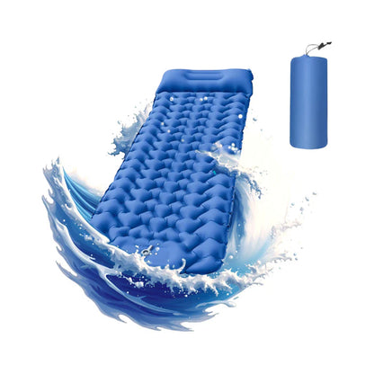 Materac turystyczny dmuchany z pompką nożną – ultralekki, kompaktowy, ergonomiczny