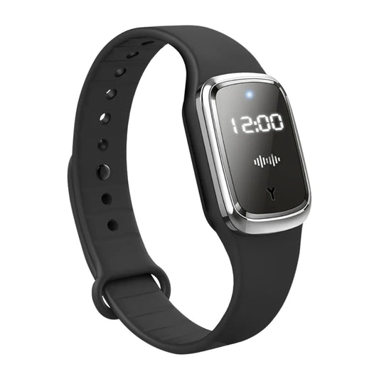 Opaska odstraszająca komary z wyświetlaczem LED – ultradźwiękowy repelent na rękę, ładowany USB