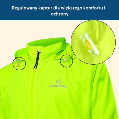 Kurtka sportowa 2w1 z odpinanymi rękawami i kapturem – lekka, oddychająca, wodoodporna