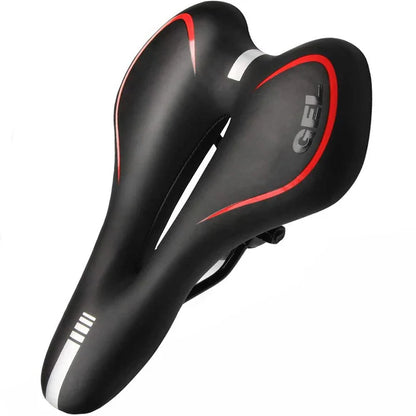 Siodło rowerowe żelowe HighTech – ergonomiczne, wodoodporne, z odblaskami