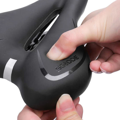 Siodło rowerowe żelowe HighTech – ergonomiczne, wodoodporne, z odblaskami