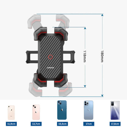 Uchwyt rowerowy na telefon JOYROOM – stabilny, regulowany, do kierownicy