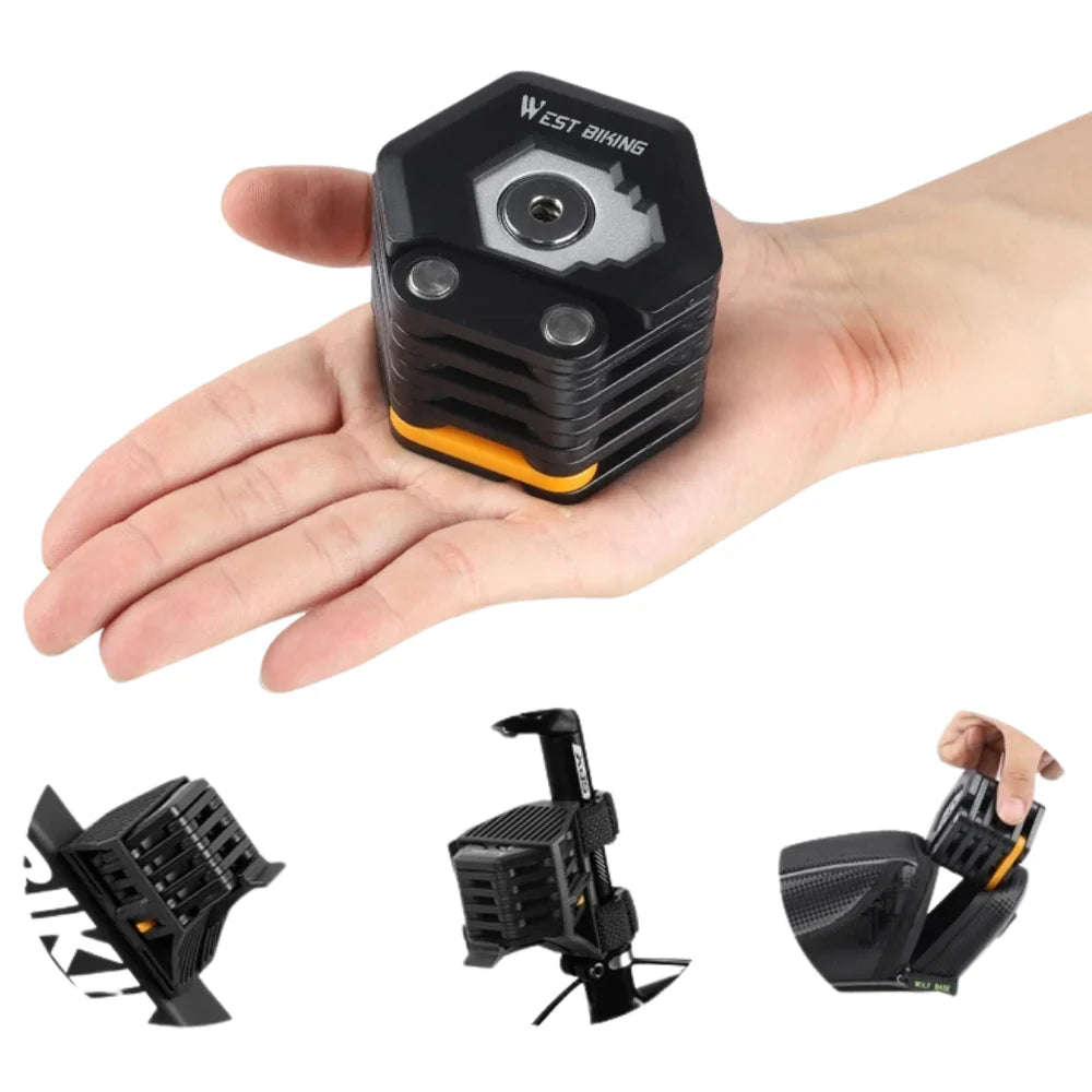 Składana blokada rowerowa – kompaktowe zabezpieczenie antykradzieżowe