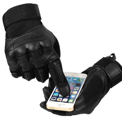 Rękawice taktyczne z dotykiem do ekranu – wzmocnione, antypoślizgowe, z ochraniaczem kostek